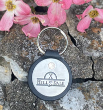 Load image into Gallery viewer, Hill ‘n’ Dale key fob - round
