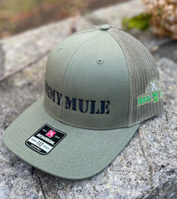 Load image into Gallery viewer, Army Mule Trucker hat
