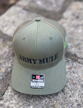 Load image into Gallery viewer, Army Mule Trucker hat
