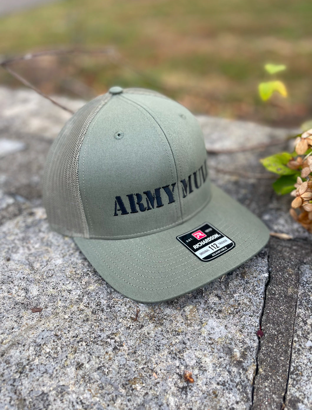 Army Mule Trucker hat