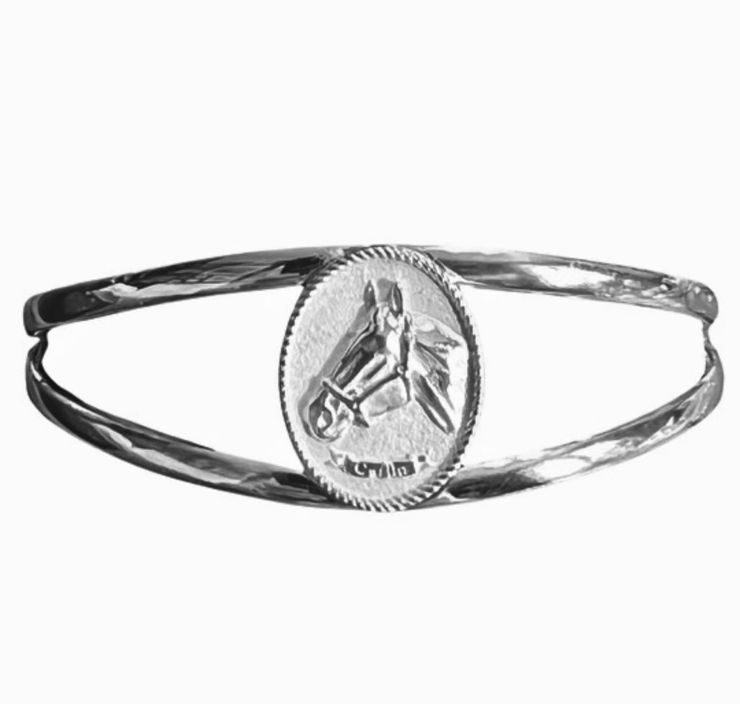 SJC-Curlin Bracelet. Sterling Silver