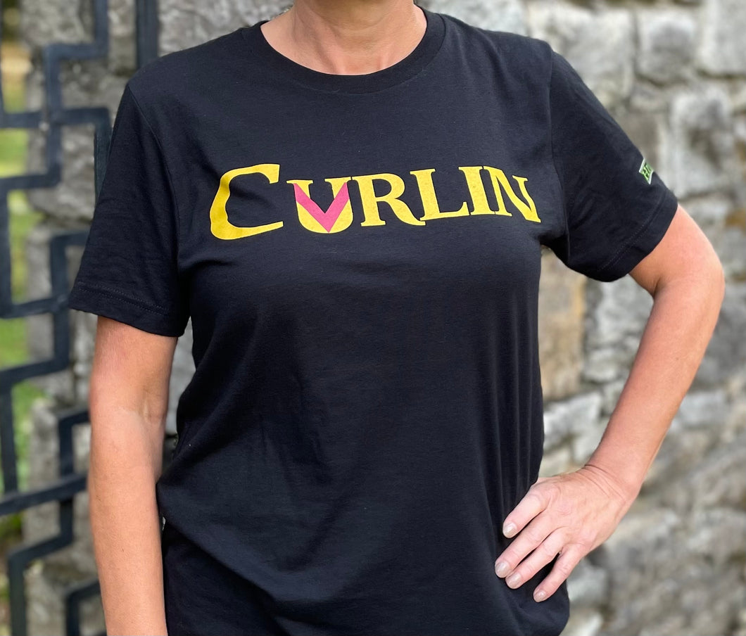 Curlin black t-shirt