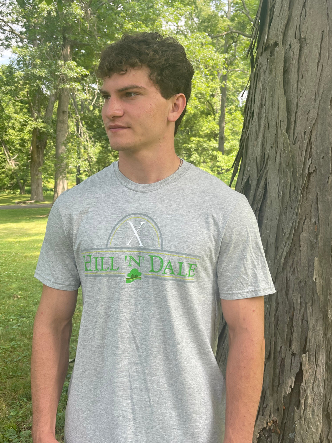 Hill ‘n’ Dale logo T-shirt - Gray
