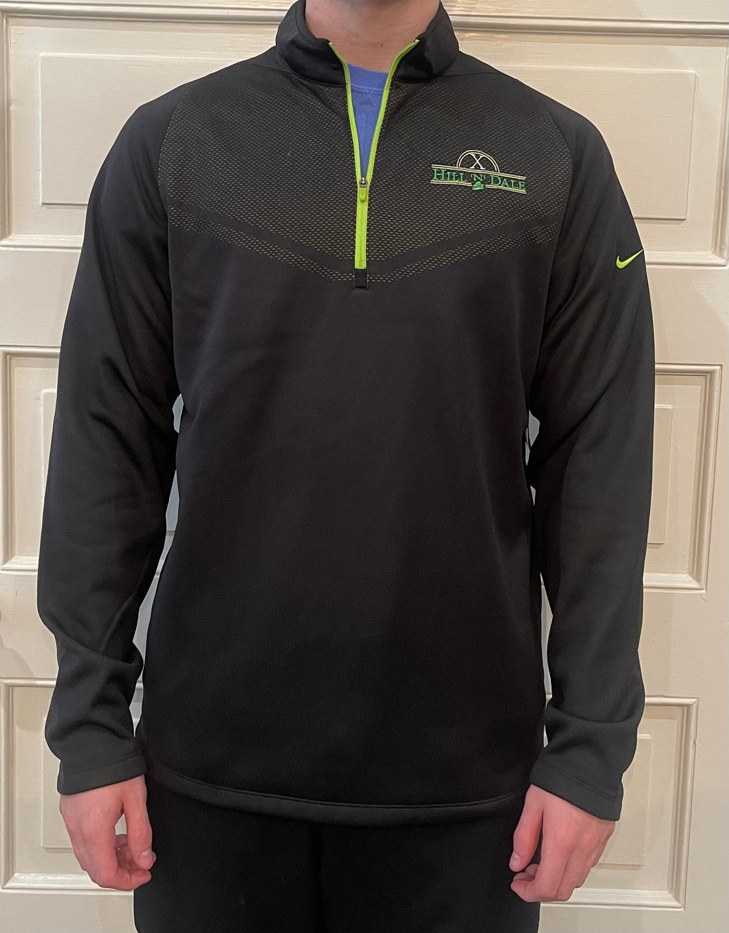 Hill n Dale Men’s 1/4 Zip NIKE fleece lined long sleeve