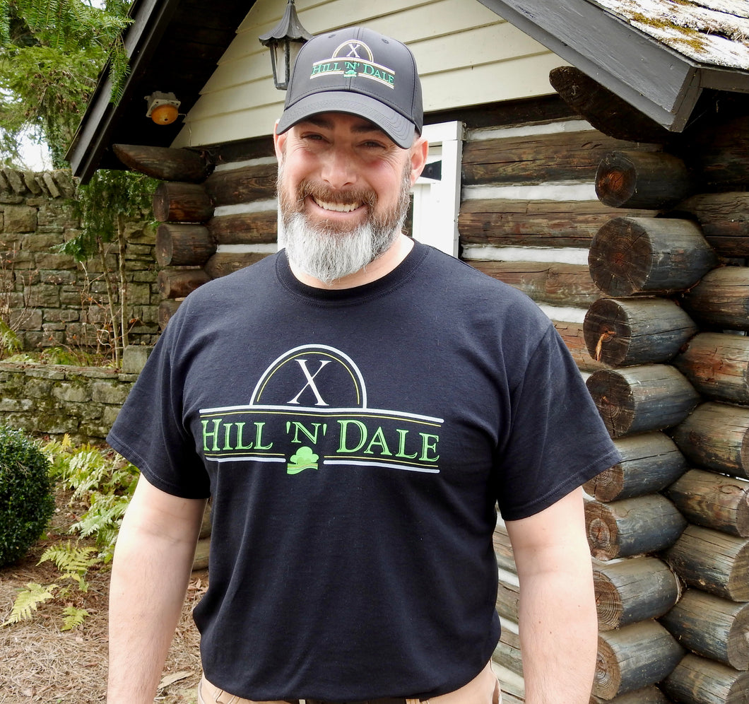 Hill ‘n’ Dale logo T-Shirt - Black